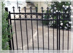 Custom Swing Gates with Drop Bolt